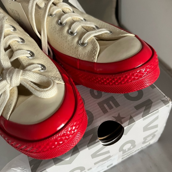 Comme Des Garcons Play Converse Limited edition chuck low 70 M8 W10 - Picture 7 of 12